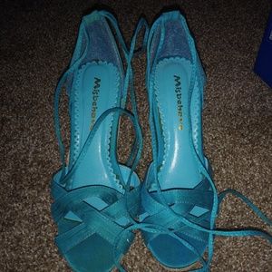 Teal Wedges